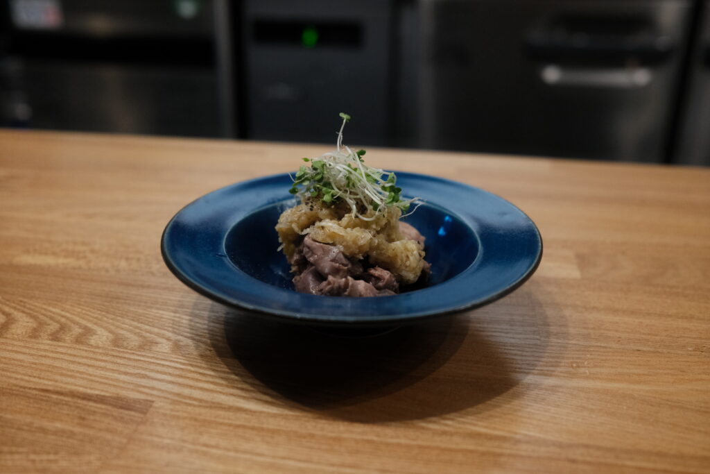 コース料理のお肉料理