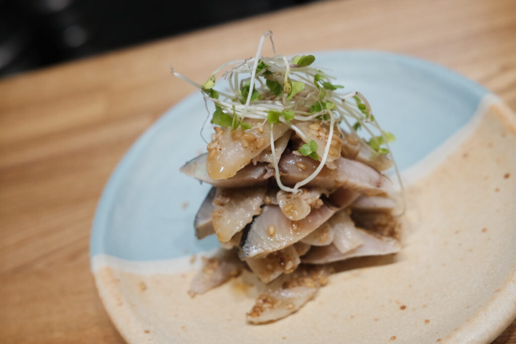 コース料理のお魚料理