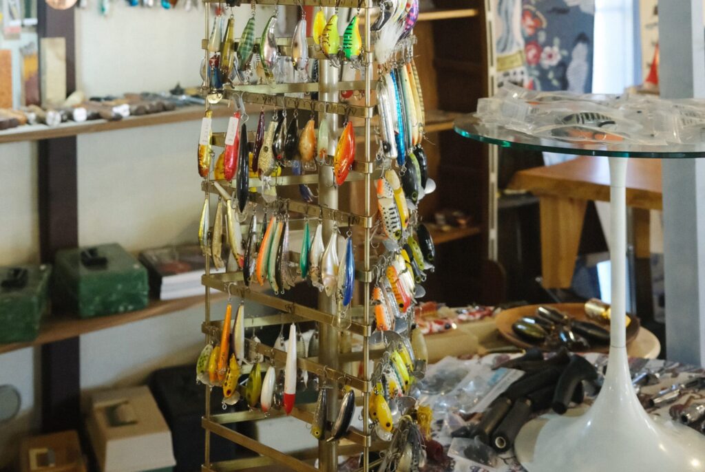 monorommに併設している釣具ショップのアイテム