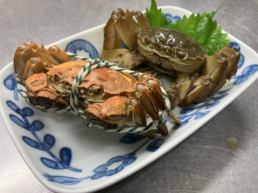 コース料理のカニ