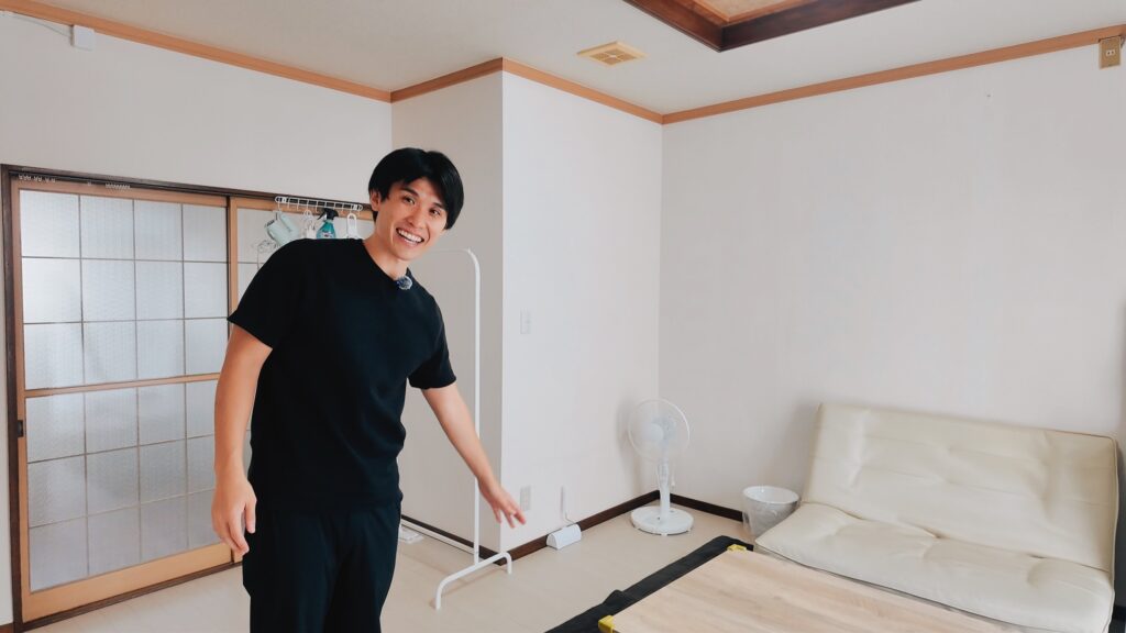 アパートの室内、リビング